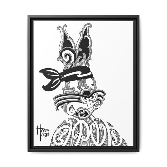 FRAMED KIRITUHI BUGS BUNNY MATTE CANVAS PRINT