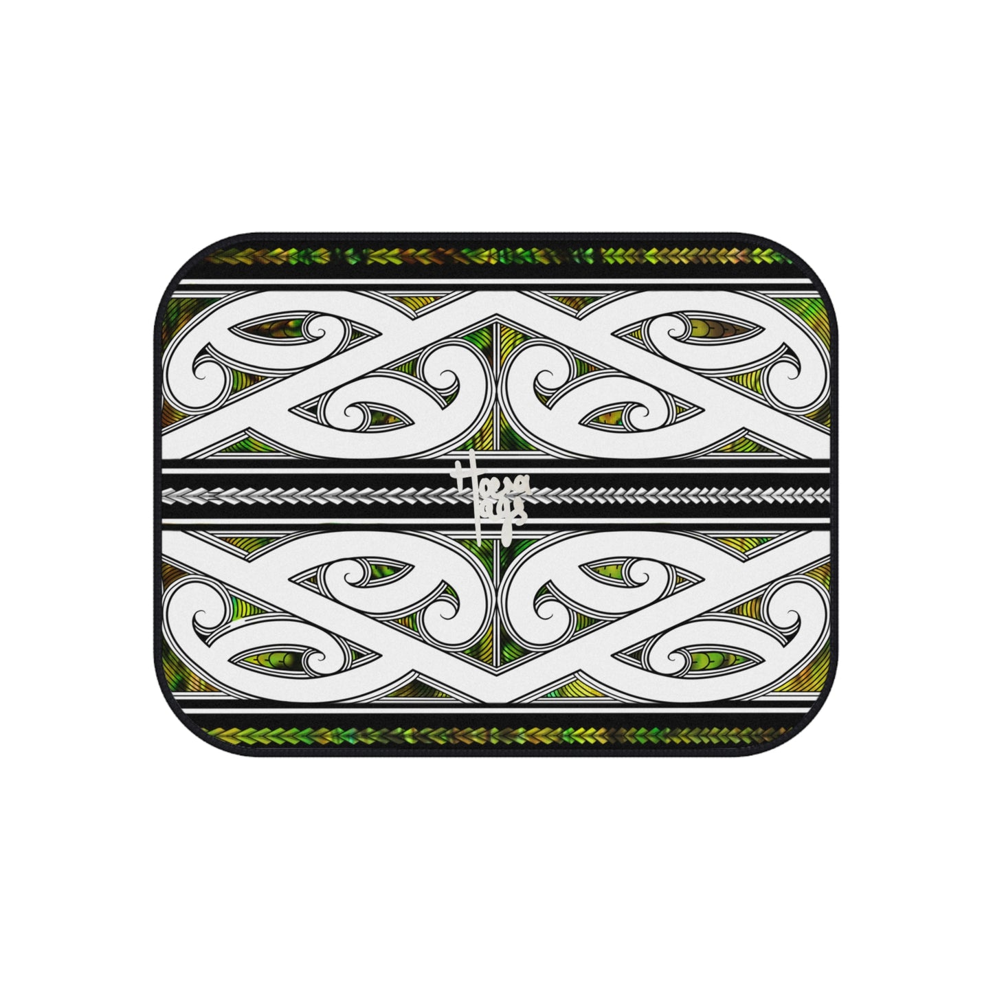 Rusta kowhaiwhai Car Mats (Set of 4)
