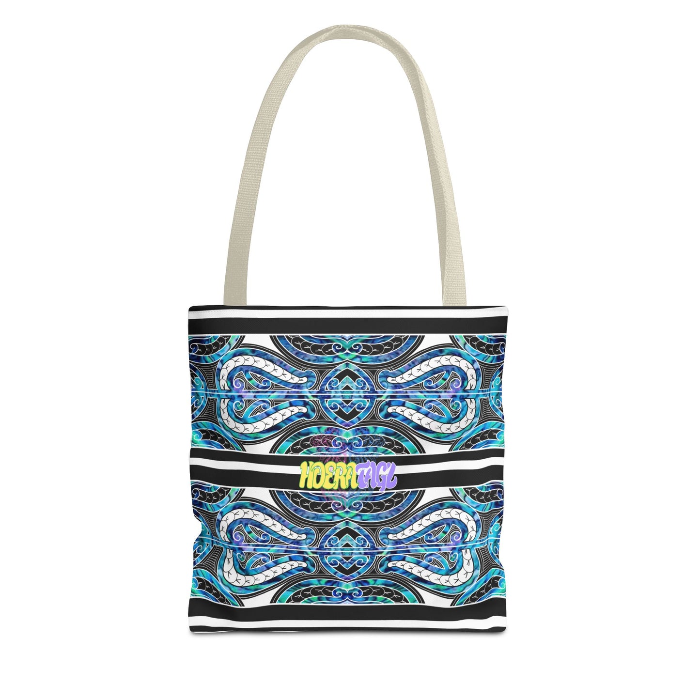 HOERA TAGS PAUA KOWHAIWHAI TOTE BAG