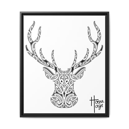 FRAMED KIRITUHI STAG/DEER MATTE CANVAS PRINT