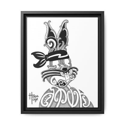 FRAMED KIRITUHI BUGS BUNNY MATTE CANVAS PRINT