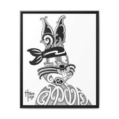 FRAMED KIRITUHI BUGS BUNNY MATTE CANVAS PRINT