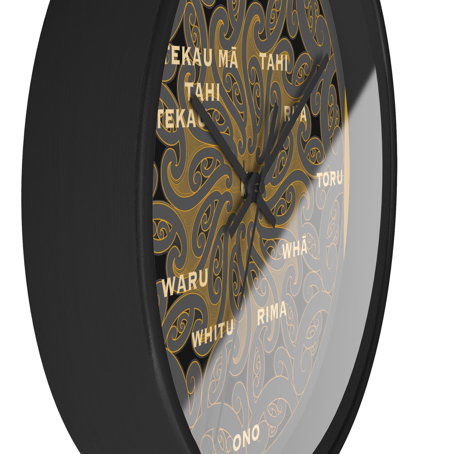 Māori Kirituhi Wall Clock
