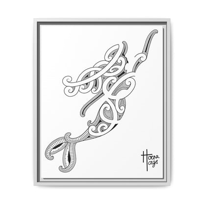 Framed Kirituhi Mermaid Matte Canvas Print