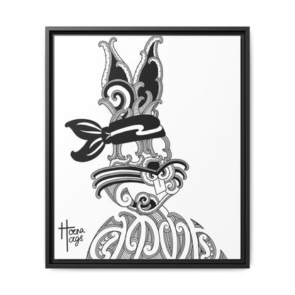 FRAMED KIRITUHI BUGS BUNNY MATTE CANVAS PRINT