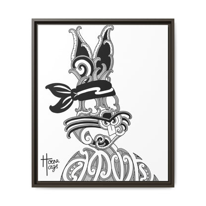FRAMED KIRITUHI BUGS BUNNY MATTE CANVAS PRINT