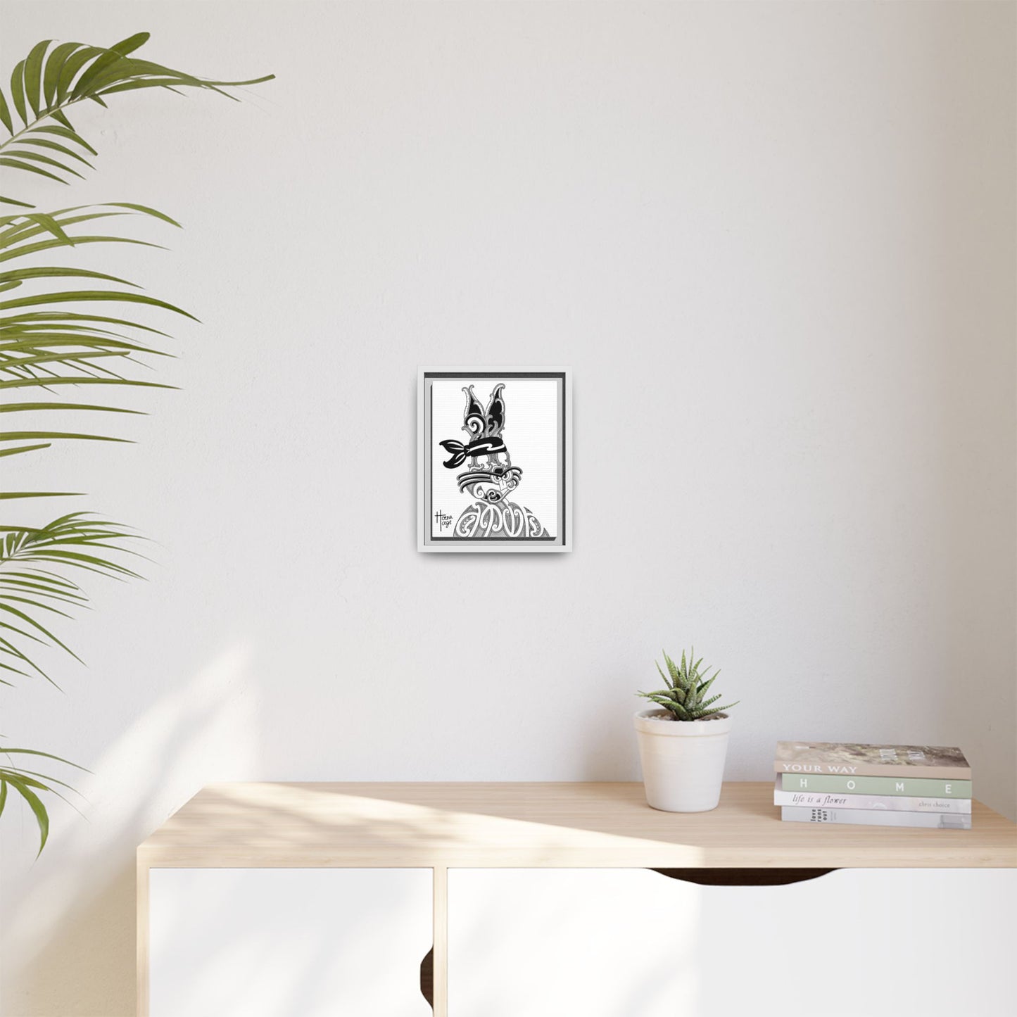 FRAMED KIRITUHI BUGS BUNNY MATTE CANVAS PRINT