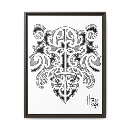 Framed Kirituhi Tiger Matte Canvas Print