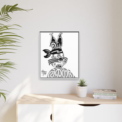 FRAMED KIRITUHI BUGS BUNNY MATTE CANVAS PRINT