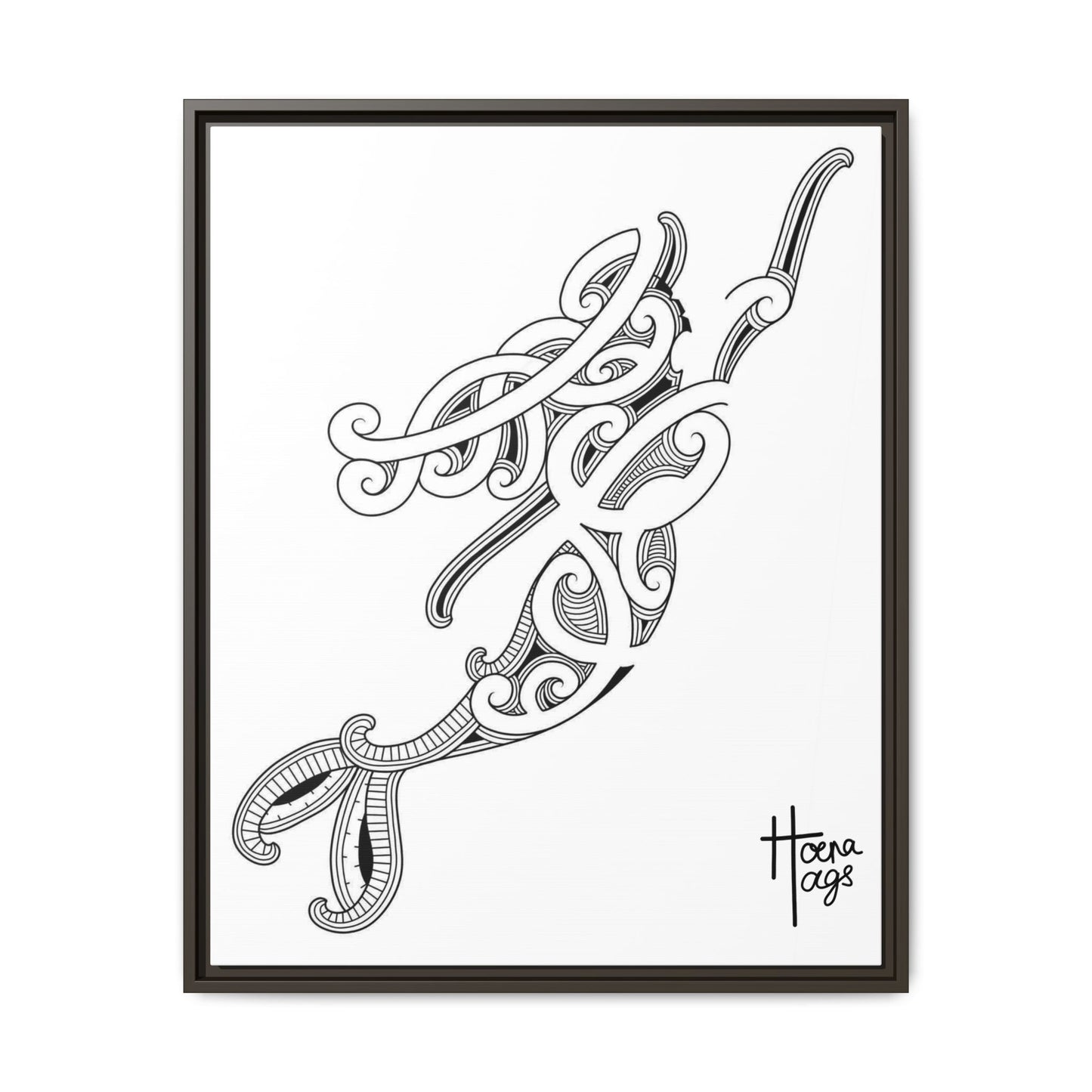 Framed Kirituhi Mermaid Matte Canvas Print