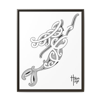 Framed Kirituhi Mermaid Matte Canvas Print