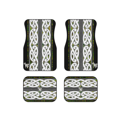 Rusta kowhaiwhai Car Mats (Set of 4)