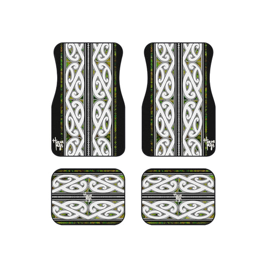 Rusta kowhaiwhai Car Mats (Set of 4)