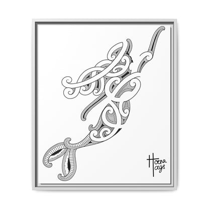 Framed Kirituhi Mermaid Matte Canvas Print