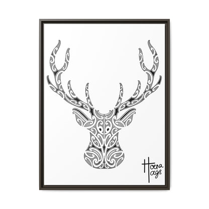 FRAMED KIRITUHI STAG/DEER MATTE CANVAS PRINT