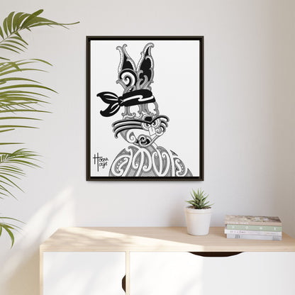 FRAMED KIRITUHI BUGS BUNNY MATTE CANVAS PRINT