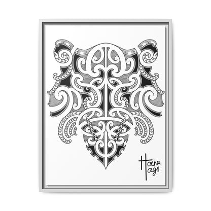 Framed Kirituhi Tiger Matte Canvas Print