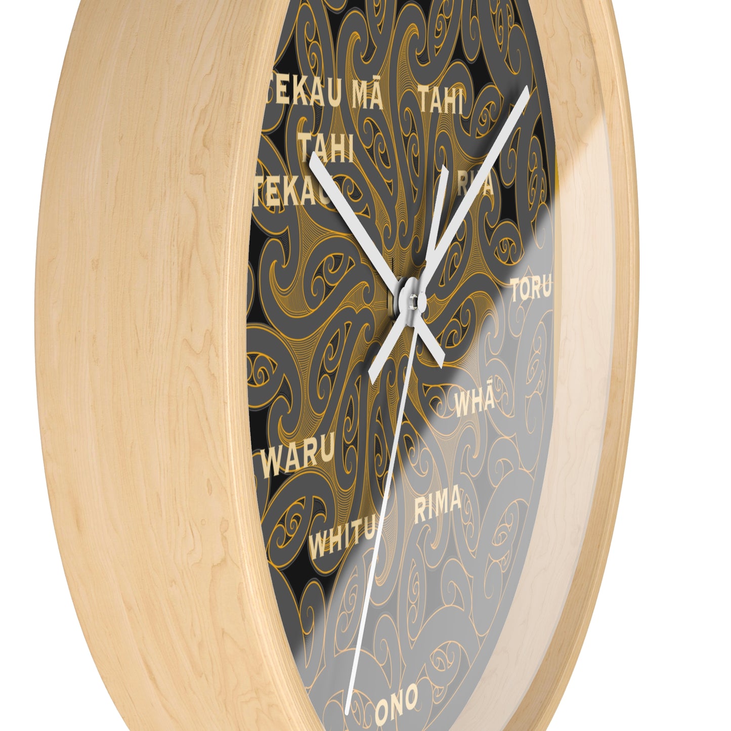 Māori Kirituhi Wall Clock