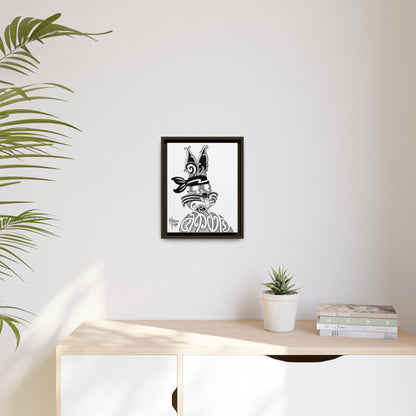 FRAMED KIRITUHI BUGS BUNNY MATTE CANVAS PRINT
