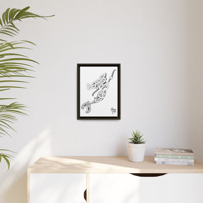Framed Kirituhi Mermaid Matte Canvas Print