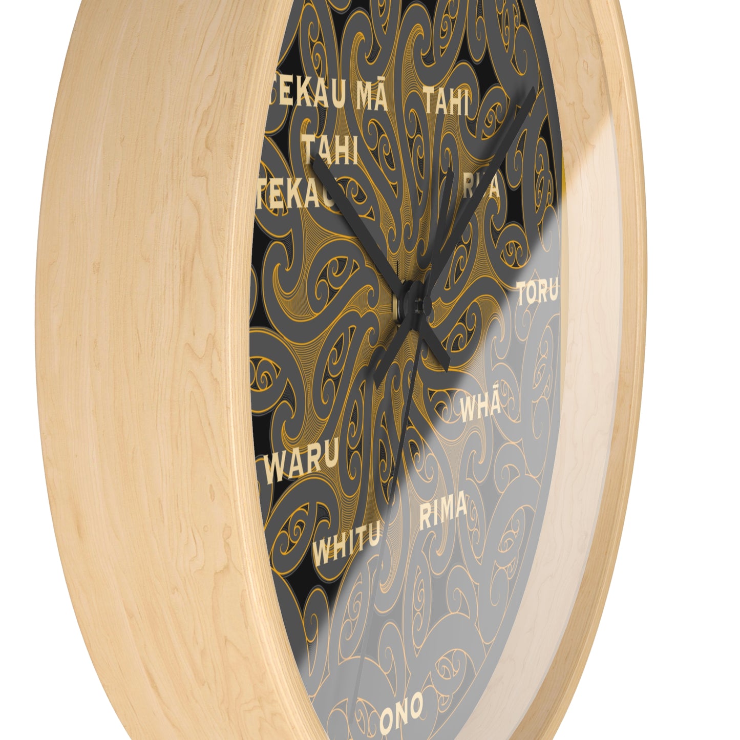Māori Kirituhi Wall Clock