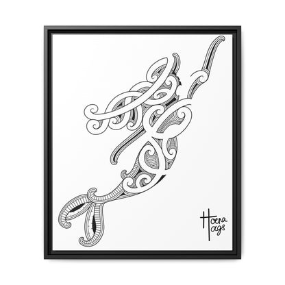 Framed Kirituhi Mermaid Matte Canvas Print