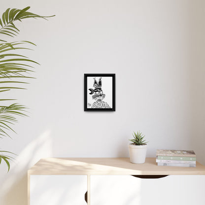 FRAMED KIRITUHI BUGS BUNNY MATTE CANVAS PRINT