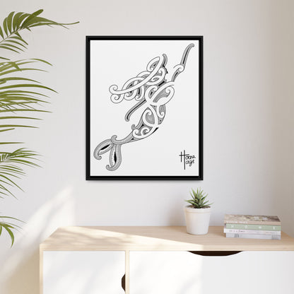 Framed Kirituhi Mermaid Matte Canvas Print
