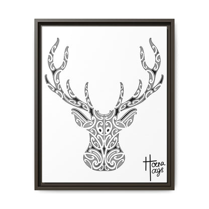 FRAMED KIRITUHI STAG/DEER MATTE CANVAS PRINT