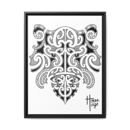 Framed Kirituhi Tiger Matte Canvas Print