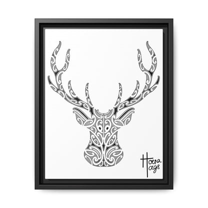 FRAMED KIRITUHI STAG/DEER MATTE CANVAS PRINT