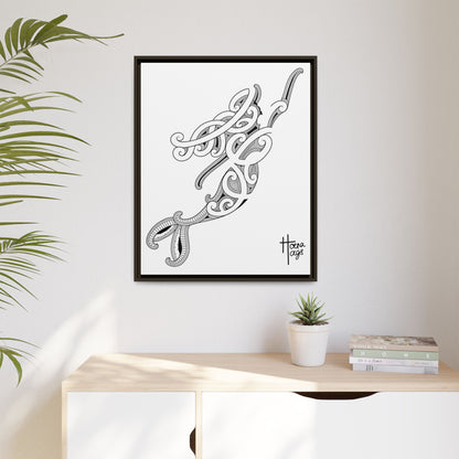Framed Kirituhi Mermaid Matte Canvas Print