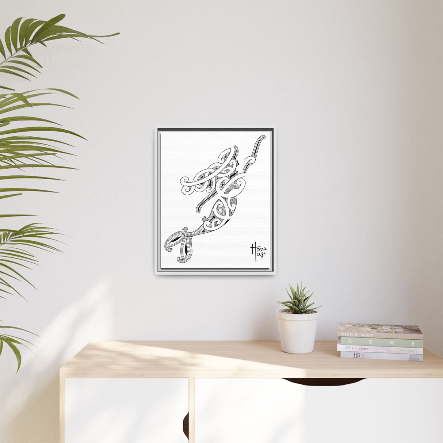 Framed Kirituhi Mermaid Matte Canvas Print
