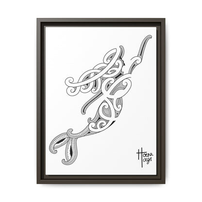 Framed Kirituhi Mermaid Matte Canvas Print