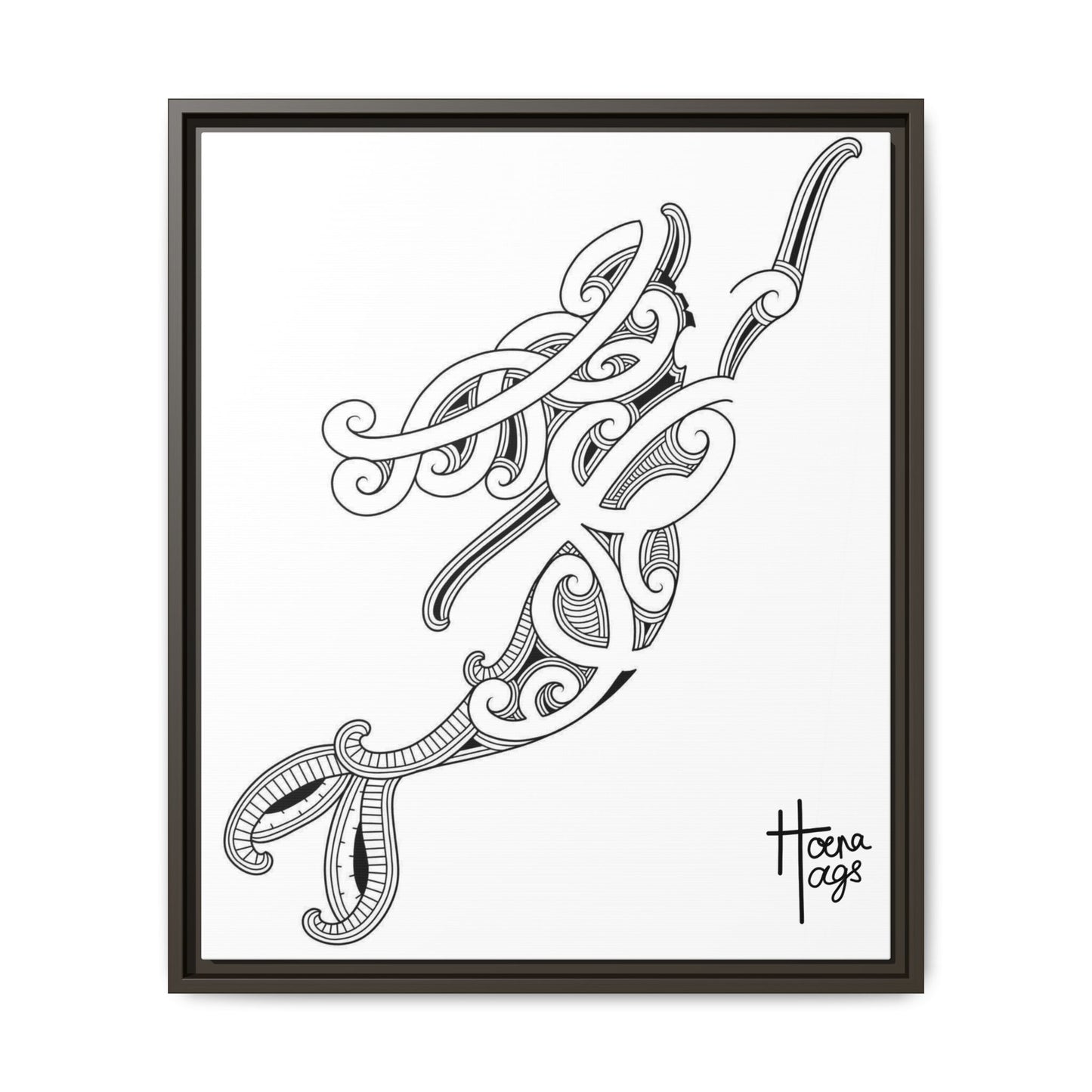 Framed Kirituhi Mermaid Matte Canvas Print