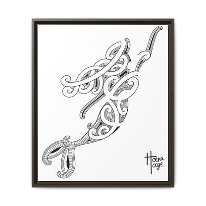 Framed Kirituhi Mermaid Matte Canvas Print