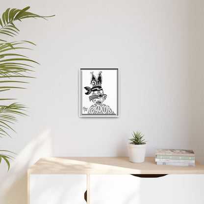 FRAMED KIRITUHI BUGS BUNNY MATTE CANVAS PRINT