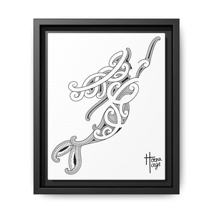 Framed Kirituhi Mermaid Matte Canvas Print