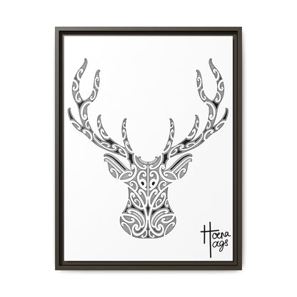 FRAMED KIRITUHI STAG/DEER MATTE CANVAS PRINT