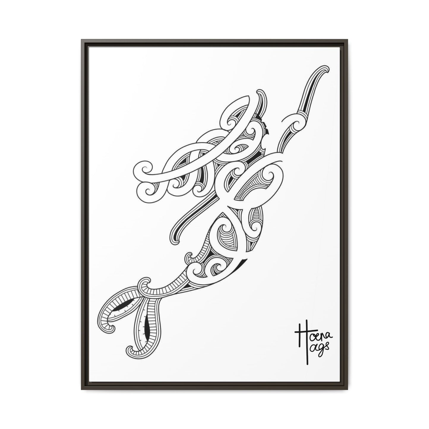 Framed Kirituhi Mermaid Matte Canvas Print