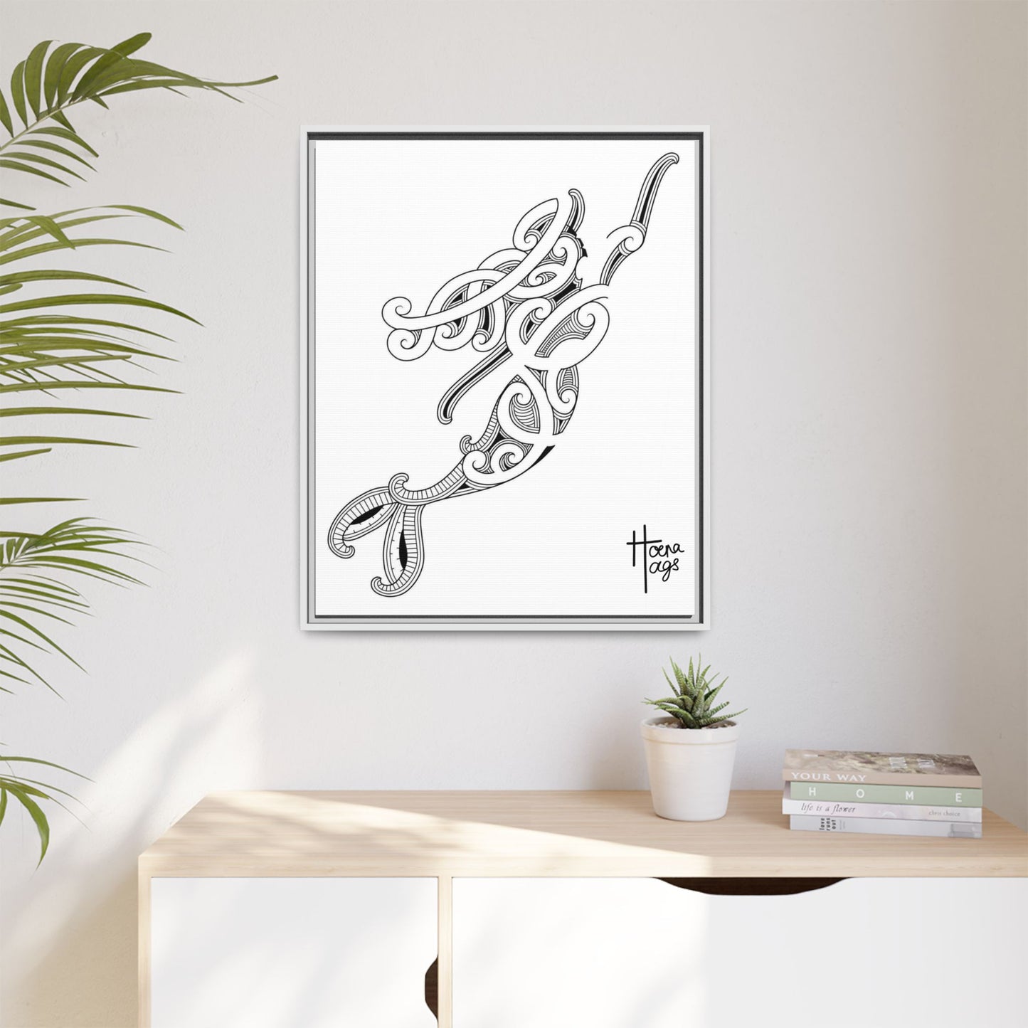 Framed Kirituhi Mermaid Matte Canvas Print