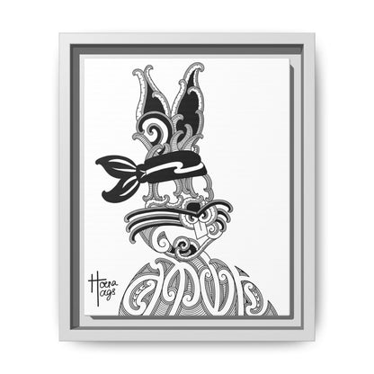FRAMED KIRITUHI BUGS BUNNY MATTE CANVAS PRINT