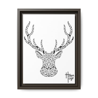 FRAMED KIRITUHI STAG/DEER MATTE CANVAS PRINT