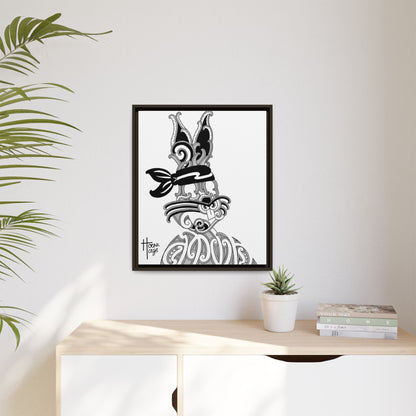 FRAMED KIRITUHI BUGS BUNNY MATTE CANVAS PRINT