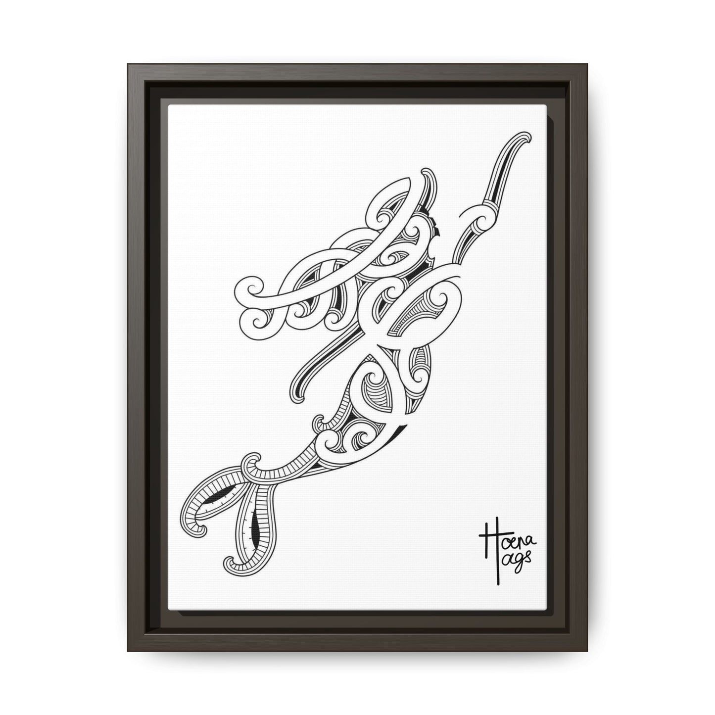 Framed Kirituhi Mermaid Matte Canvas Print