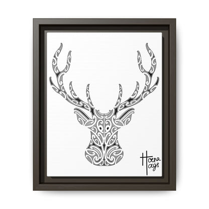 FRAMED KIRITUHI STAG/DEER MATTE CANVAS PRINT