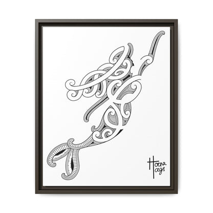 Framed Kirituhi Mermaid Matte Canvas Print