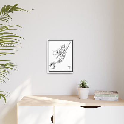 Framed Kirituhi Mermaid Matte Canvas Print