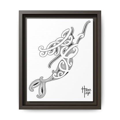 Framed Kirituhi Mermaid Matte Canvas Print