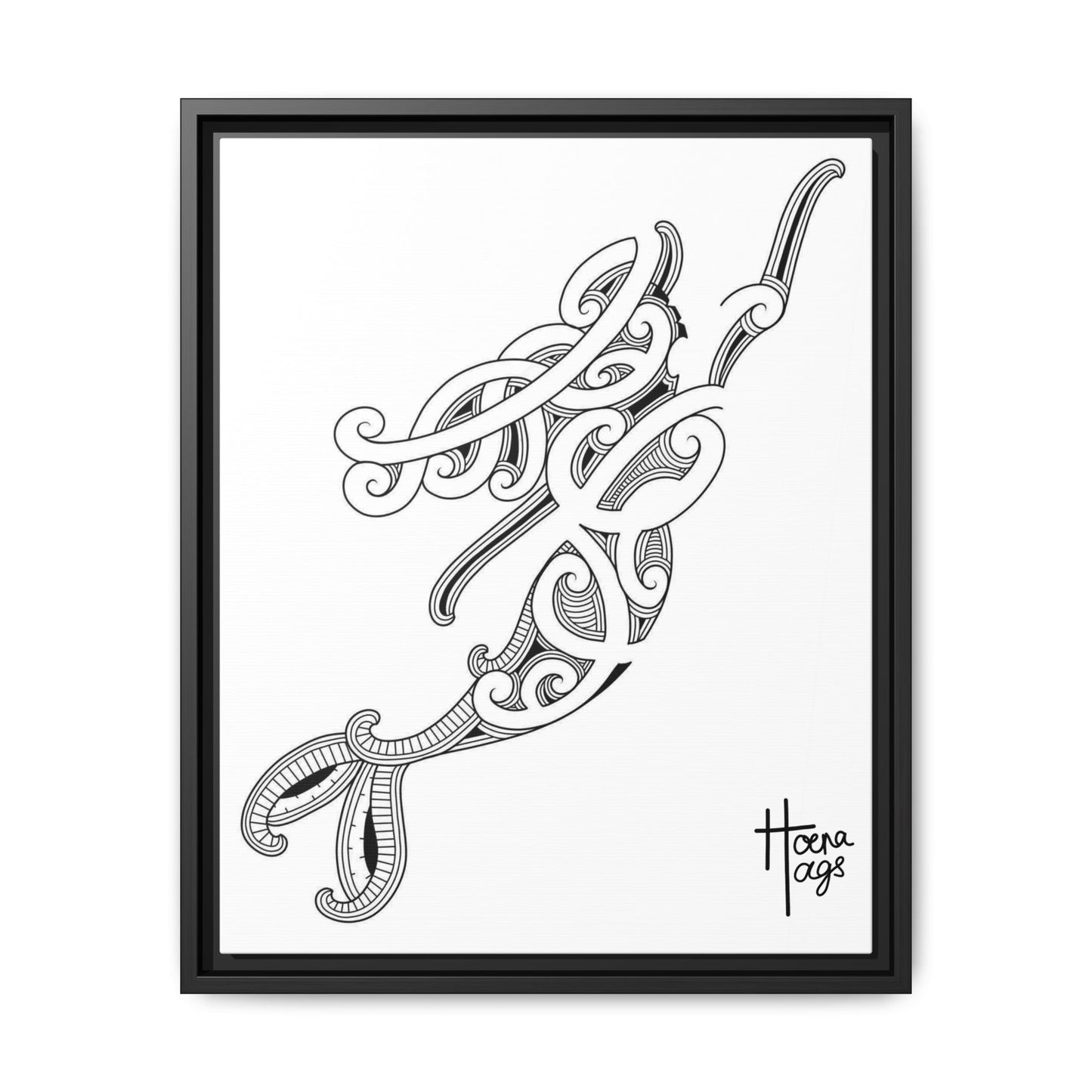 Framed Kirituhi Mermaid Matte Canvas Print